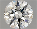 Natural Diamond 0.50 Carats, Round with Excellent Cut, I Color, VVS2 Clarity and Certified by GIA