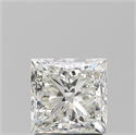 Diamante Natural 1.70 quilates, Princesa , Color J, claridad VVS2 y certificado GIA