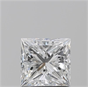 Diamante Natural 1.22 quilates, Princesa , Color E, claridad VS1 y certificado GIA