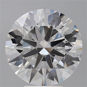 Picture of Lab Grown Diamond 6.00 Carats, Round with Ideal Cut, E Color, VVS2 Clarity and Certified by IGI