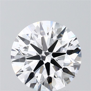 Picture of Lab Grown Diamond 2.54 Carats, Round with Ideal Cut, D Color, VS1 Clarity and Certified by IGI