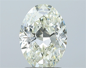 Picture of Natural Diamond 1.50 Carats, Oval with  Cut, L Color, VS2 Clarity and Certified by GIA
