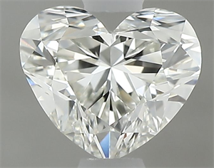 Picture of Natural Diamond 0.50 Carats, Heart with  Cut, J Color, IF Clarity and Certified by GIA