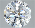 Natural Diamond 2.90 Carats, Round with Excellent Cut, D Color, VS2 Clarity and Certified by GIA