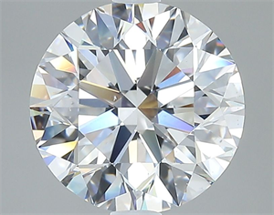 Picture of Natural Diamond 2.90 Carats, Round with Excellent Cut, D Color, VS2 Clarity and Certified by GIA