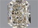 Natural Diamond 1.01 Carats, Radiant with  Cut, L Color, SI1 Clarity and Certified by GIA