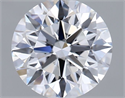 Del inventario de diamantes de laboratorio, 1.03 quilates, Redondo , Color D, claridad VVS2 y certificado IGI