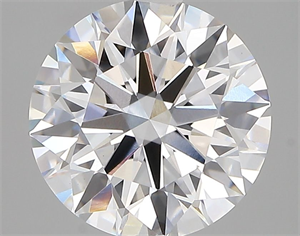 Picture of Lab Grown Diamond 3.36 Carats, Round with Ideal Cut, E Color, VVS2 Clarity and Certified by IGI