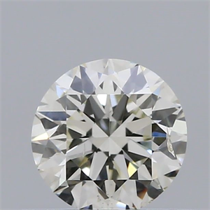 Picture of Natural Diamond 0.40 Carats, Round with Excellent Cut, I Color, SI1 Clarity and Certified by IGI