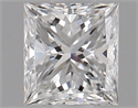 Natural Diamond 0.48 Carats, Princess with  Cut, E Color, SI1 Clarity and Certified by GIA