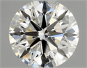 Diamante Natural 0.50 quilates, Redondo , Color H, claridad VS2 y certificado GIA