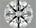 Natural Diamond 0.44 Carats, Round with Excellent Cut, D Color, SI1 Clarity and Certified by GIA