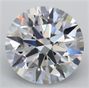 Lab Grown Diamond 1.71 Carats, Round with Ideal Cut, D Color, VS1 Clarity and Certified by IGI