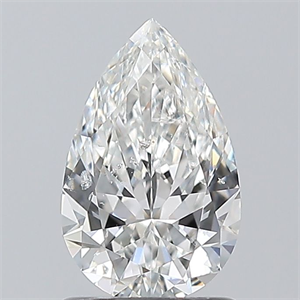 Foto Diamante Natural 1.01 quilates, De pera , Color F, claridad SI2 y certificado GIA de