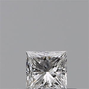 Picture of Natural Diamond 0.24 Carats, Princess with  Cut, F Color, VS2 Clarity and Certified by GIA