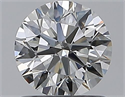 Natural Diamond 1.00 Carats, Round with Excellent Cut, H Color, SI1 Clarity and Certified by GIA