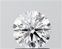 Lab Grown Diamond 1.04 Carats, Round with Ideal Cut, D Color, VVS1 Clarity and Certified by IGI