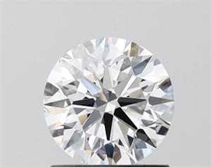 Picture of Lab Grown Diamond 1.04 Carats, Round with Ideal Cut, D Color, VVS1 Clarity and Certified by IGI