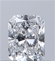 Natural Diamond 0.34 Carats, Radiant with  Cut, D Color, VVS1 Clarity and Certified by GIA