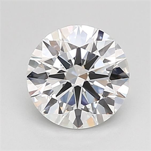 Picture of Lab Grown Diamond 1.02 Carats, Round with Ideal Cut, D Color, VVS2 Clarity and Certified by IGI