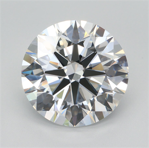 Picture of Lab Grown Diamond 6.01 Carats, Round with Ideal Cut, E Color, VVS1 Clarity and Certified by IGI