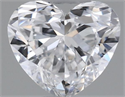 Natural Diamond 0.34 Carats, Heart with  Cut, D Color, VVS1 Clarity and Certified by GIA
