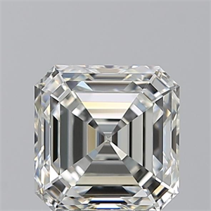 Picture of Natural Diamond 2.01 Carats, Asscher with  Cut, I Color, VVS1 Clarity and Certified by GIA