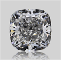Natural Diamond 0.50 Carats, Cushion with  Cut, D Color, VS1 Clarity and Certified by GIA