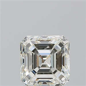 Picture of Natural Diamond 1.51 Carats, Asscher with  Cut, I Color, VS2 Clarity and Certified by IGI