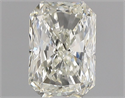 Natural Diamond 0.51 Carats, Radiant with  Cut, K Color, SI1 Clarity and Certified by GIA