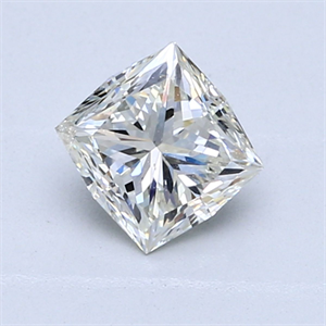 Picture of Natural Diamond 1.00 Carats, Princess with  Cut, J Color, SI2 Clarity and Certified by GIA