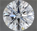 Natural Diamond 2.00 Carats, Round with Excellent Cut, H Color, SI1 Clarity and Certified by GIA