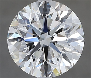 Picture of Natural Diamond 2.00 Carats, Round with Excellent Cut, H Color, SI1 Clarity and Certified by GIA