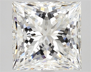 Foto Diamante Natural 2.13 quilates, Princesa , Color F, claridad VS2 y certificado GIA de