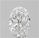 Natural Diamond 1.20 Carats, Oval with  Cut, F Color, VS1 Clarity and Certified by GIA