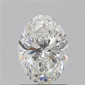 Picture of Natural Diamond 1.21 Carats, Oval with  Cut, H Color, VS2 Clarity and Certified by GIA
