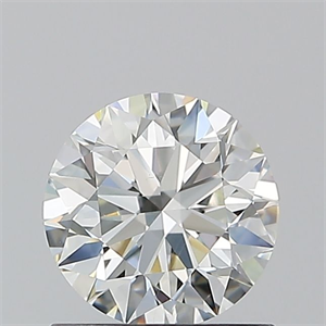 Picture of Natural Diamond 0.90 Carats, Round with Excellent Cut, I Color, SI1 Clarity and Certified by GIA