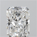 Natural Diamond 1.70 Carats, Radiant with  Cut, F Color, SI1 Clarity and Certified by GIA
