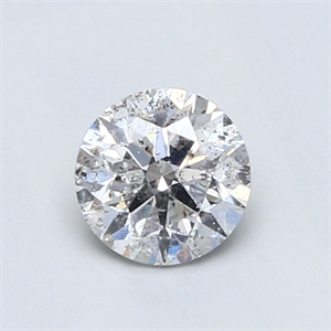 Picture of 0.71 Carats, Round Diamond with Very Good Cut, G Color, I2 Clarity and Certified by GIA