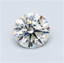 0.80 Carats, Round Diamond with Excellent Cut, I Color, VS1 Clarity and Certified by GIA