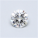 0.48 Carats, Round Diamond with Excellent Cut, G Color, VS1 Clarity and Certified by GIA