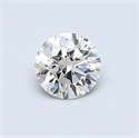 0.50 Carats, Round Diamond with Excellent Cut, I Color, VS2 Clarity and Certified by GIA