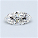0.44 Carats, Marquise Diamond with  Cut, G Color, VVS2 Clarity and Certified by GIA