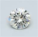 0.81 quilates, Redondo Diamante , Color H, claridad VS2 y certificado por EGL