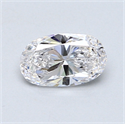 0.74 Carats, Oval Diamond with  Cut, D Color, VS1 Clarity and Certified by GIA