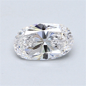 Picture of 0.74 Carats, Oval Diamond with  Cut, D Color, VS1 Clarity and Certified by GIA