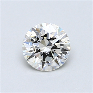 Picture of 0.61 Carats, Round Diamond with Excellent Cut, G Color, SI1 Clarity and Certified by EGL