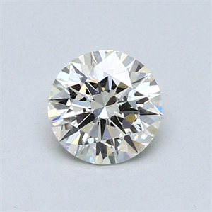 Picture of 0.54 Carats, Round Diamond with Excellent Cut, H Color, SI1 Clarity and Certified by EGL