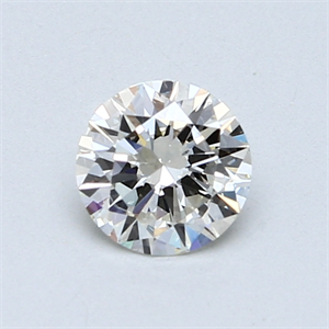 Picture of 0.63 Carats, Round Diamond with Excellent Cut, H Color, SI1 Clarity and Certified by EGL