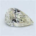 0.76 Carats, Pear Diamond with  Cut, M Color, VS2 Clarity and Certified by GIA